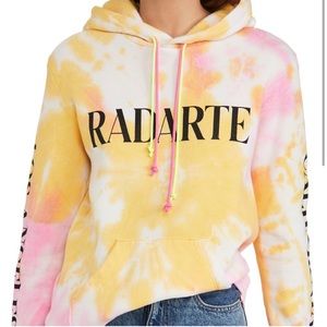 Rodarte Tie Dye Hoodie small made in USA and RARE!
